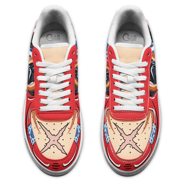 Luffy Armament Haki Air Sneakers Custom OP Anime Shoes